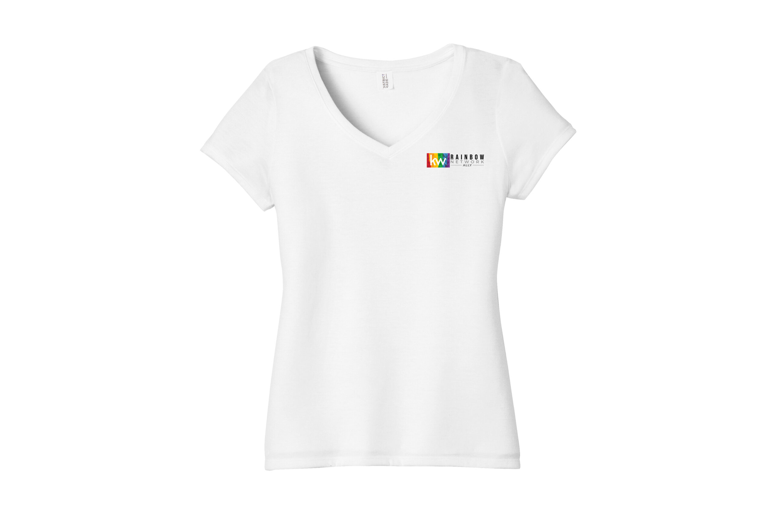 KW Rainbow Network | District ® Women’s Perfect Tri ® V-Neck Tee (Direct To Film) - Image 4