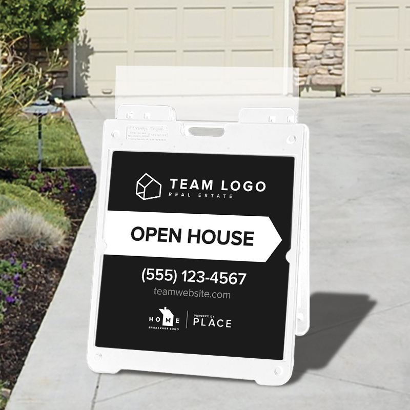 PLACE | Open House Sign A-Frame w/20x20 Durabond Panels