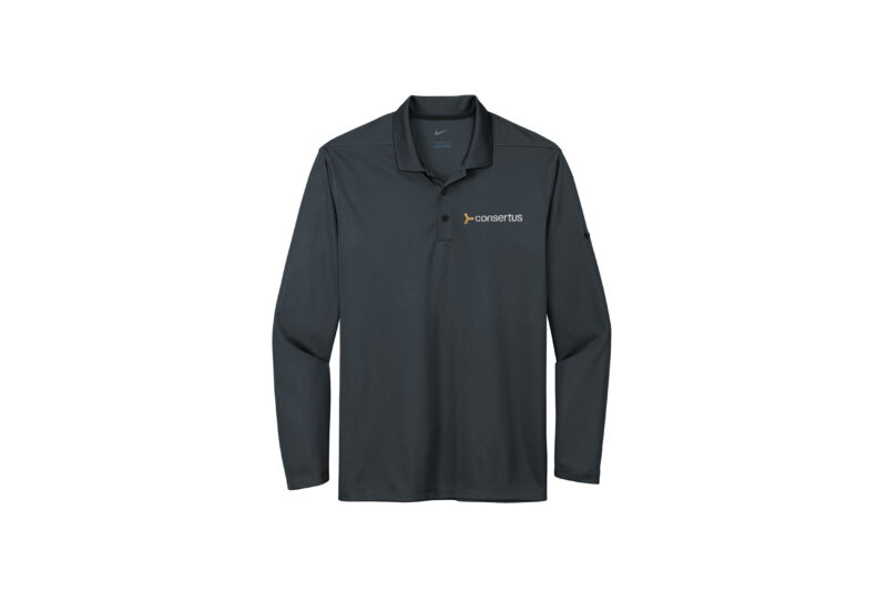 Consertus | Nike Mens Long Sleeve Polo - Image 6