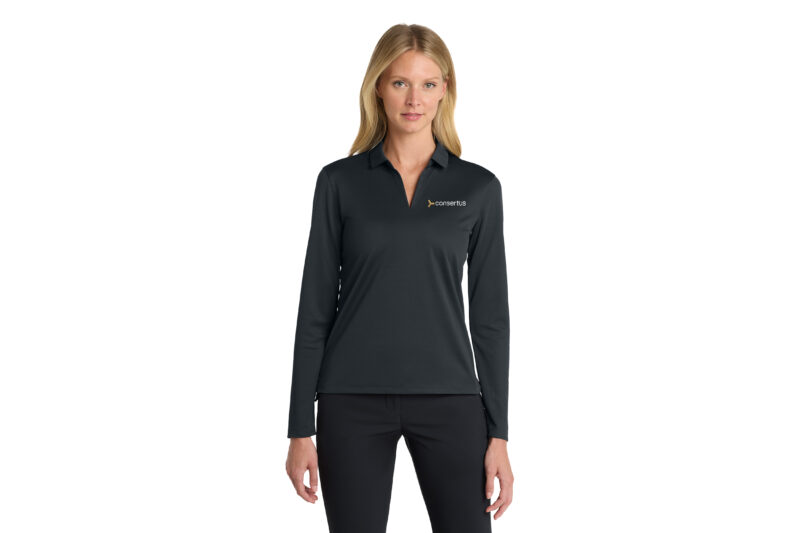 Consertus | Nike Ladies Long Sleeve Polo - Image 5